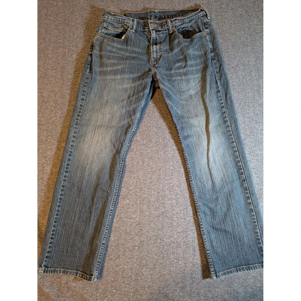 Levi's Jeans Men's 559 Relaxed Fit Boot Cut Medium Wash Denim Workwear 34x30